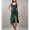 ROCHIE LUNGA DE OCAZIE SIDEF ELASTICA CU FROSINEU SI CUPE SERENITA XS-S Verde Smarald