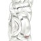Dildo Twist, Sticla Premium, Transparent, 15 cm, Passion Labs