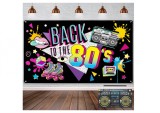 Cumpara ieftin Decoratiune de petreceri 185 x 110 cm, banner Hip Hop Graffiti Back To The 80 s - RESIGILAT