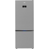 Combina frigorifica Beko B5RCNE535ZXB, 475 l, No Frost, Compartiment congelare rapida, Functie vacanta, Clasa D