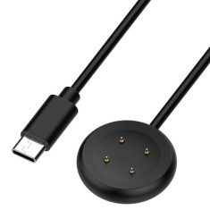 Incarcator pentru Google Pixel Watch3 (41mm, 45mm) / 2 / Fitbit Ace LTE, Type-C - Techsuit (THC5) - Black