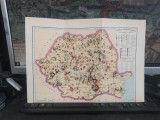 Harta generală a Industriei, Republica Socialistă Rom&acirc;nia; Harta generală a modului de folosință a Fondului funciar, 1966, 181