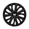 Set 4 capace roti 15 inchi (R15) compatibile DACIA, Model - 345 Black, Autohelix MSA
