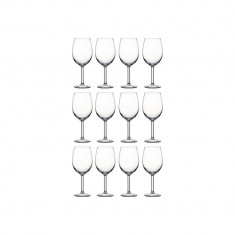 Set 12 Pahare din Sticla Incolora, Pasabahce Primetime, 525 ml, 215 mm Inaltime, Pentru Vin Rosu, Cu Picior, Pahare Sticla Pasabahce, Pahare Cristal T