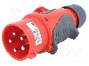 Conector alimentare AC, IEC 60309, IP44, 32A, 400V AC, 5 pini, PCE - 70253-6