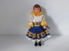 Papusa vintage slovaca / Cehoslovacia, Lidova Tvorba, anii 80, 11cm