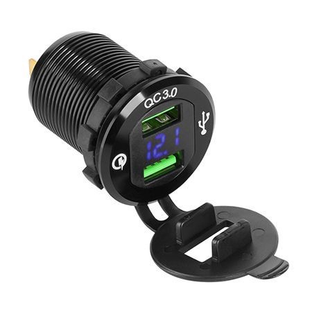 MUFA MONTAJ AUTO INCARCARE 2XUSB QC EuroGoods Quality