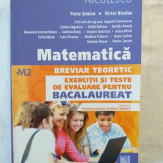 Matematica M2 - Breviar teoretic - Exercitii si teste de evaluare pentru bacalaureat - editura Niculescu