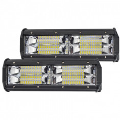 Set 2 proiectoare LED cu lupa, 288W per set