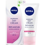 Crema nutritiva pentru tenul uscat cu SPF 15, Nivea, 50 ml