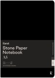 Carnet A5 - Stone Paper - Hardcover, Grid - Black | Karst