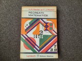 Recreatii Matematice H.R.Radian si T.J.Radian,RF3/0