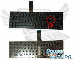 Tastatura Laptop Asus X551C layout UK fara rama enter mare foto