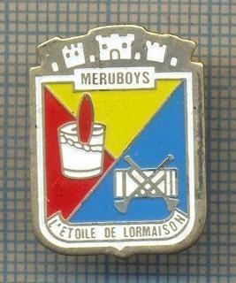 Y 40 INSIGNA - MERUBOYS- L&amp;#039;ETOILE DE LORMAISON -FANFARA -PENTRU COLECTIONARI foto