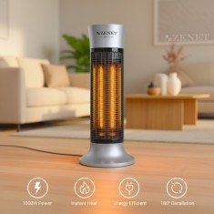 Radiator cu infraroșu ZENET ZET-516, argintiu, 1000W | Radiator cu infrarosu pentru terase