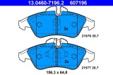 ATE 13.0460-7196.2 set placute frana,frana disc