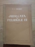 Judecata si felurile ei- P. V. Tavanet