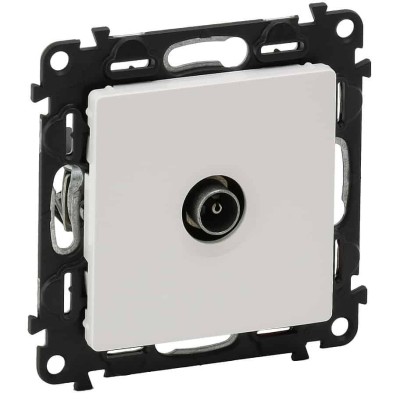 Priza TV de trecere tata Legrand Valena Life alb 753161 foto