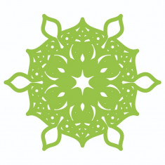 Sticker decorativ, Mandala,Verde, 60 cm, 7288ST-2 foto