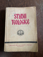 Studii Teologice. Revista institutelor teologice din Patriarhia Romana Seria a II-a 1-4 1979 foto
