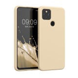 Husa pentru Google Pixel 4a 5G, Silicon, Crem, 53779.154, Carcasa, Kwmobile