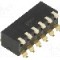 Intrerupator DIP, 2 pozitii, montare SMT, 6 sectiuni, DIPTRONICS - EPM-06-V