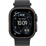 Apple Watch Ultra 3, GPS + Cellular, Carcasa Black Titanium 49mm, Black Ocean Band