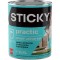 Vopsea alchidica Sticky, Practic, pentru lemn si metal, albastru, 0.6 l