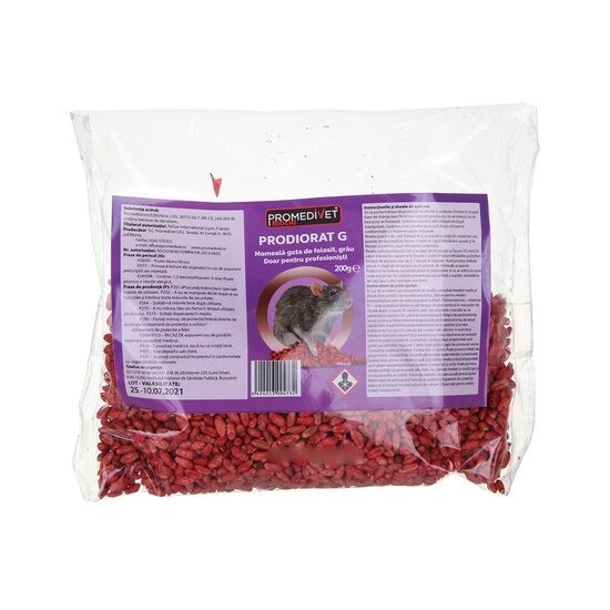 PRODIORAT Grau 200G , Momeala Cerealoasa cu Bromadiolona 0,005%