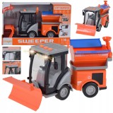 MAȘINĂ DE JUCĂRIE CU BATERIE PENTRU COPII, CU PLUG DE ZĂPADĂ