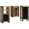 vidaXL Set de mobilier pentru baie 3 pcs Maro Lemn de mango solid 3305704