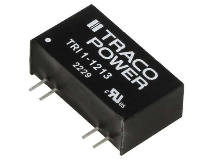 Convertor DC/DC 1W, 15V, SIP8