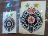 Sticker fotbal - PARTIZAN BELGRAD (Format mare 7.5 x 5.5 cm)