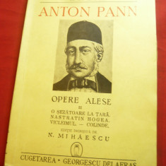 Anton Pann -Opere Alese vol.2 -Ed.1941-1942- O sezatoare la tara , Nastratin Ho