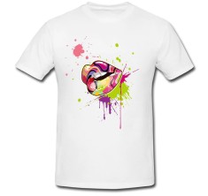 Tricou &amp;quot; Lips graphics &amp;quot; foto