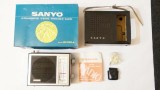 Aparat radio portabil SANYO 8U-725LA 8 Transistor 3 benzi - in cutie