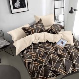 Cumpara ieftin Lenjerie de pat finet 6 piese, cearceaf pat clasic, cearceaf pilota 200x230, 2 fete perna 50x70, 2 fete perna 70x70, Extra, M345 Relax KipRoom, Somnart