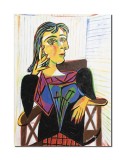 Tablou celebru portret Dora Maar pictat manual, 70x50cm ulei pe panza, reproducere Pablo Picasso