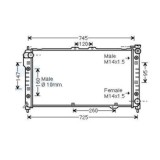 Radiator racire Mazda 323f (Ba), 08.1994-04.1998, Motorizare 1, 8 84kw Benzina, tip climatizare fara AC, cutie Automata, dimensiune 675x345x25mm, Cu