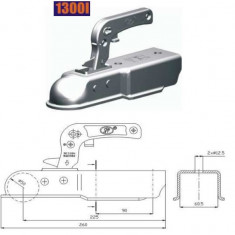 Cupla Remorca Patrata 1300I