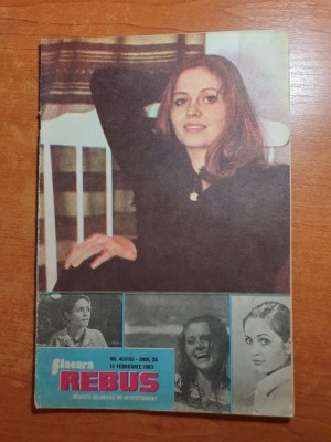 revista flacara rebus 15 februarie 1983 foto