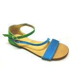 Sandale dama din piele Green and Blue Velvet Anna