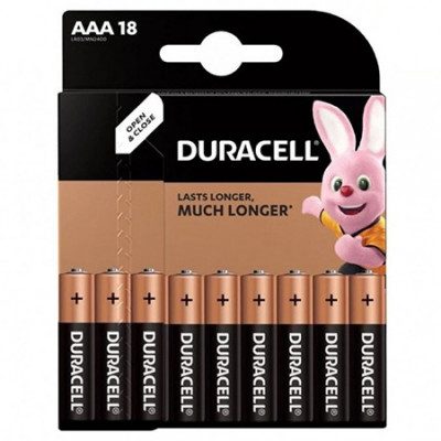 BATERIE ALCALINA DURACELL LR03 BLISTER 18 BUC EuroGoods Quality foto