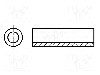 Distantier 12,7mm, aluminiu, KEYSTONE - 3473