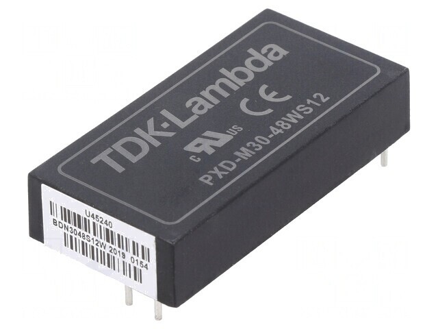 Convertor DC/DC 30W 18-75V la 12V 2.5A THT