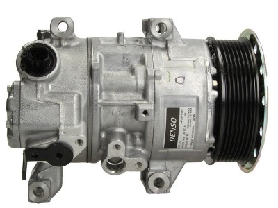 Compresor aer conditionat Toyota Auris 2007-10.2009, Auris 2012-05.2015, motor 2.0 D-4D, 93kw, diesel, rola curea 110 mm, 7 caneluri, de tip Denso: 5 foto