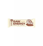 Baton energizant Raw Energy cu nuca de cocos si cacao, 50g Bombus