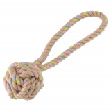 Jucărie pentru c&acirc;ini Beco Hemp Ball cu buclă, M, BECO PETS