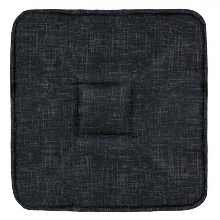 Perna pentru Scaun, Model Universal, Umplutură Spumă, Culoare Negru, Dimensiuni 39x39 cm
