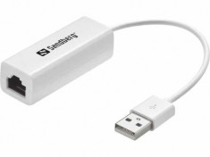 Placa de retea Sandberg 133-78, 100Mbps, USB 2.0 foto